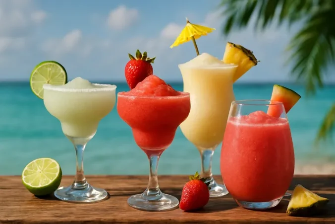 Fluweelzachte frozen cocktails om thuis te maken met creatieve recepten en een tropische twist