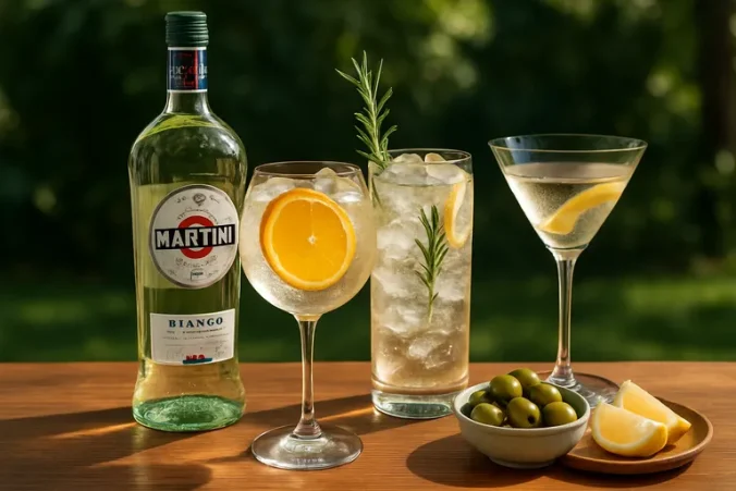 Laat Martini Bianco schitteren in frisse, aromatische cocktails voor je thuisbar
