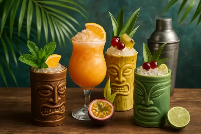 Tiki cocktails die je thuisbar naar tropische sferen tillen