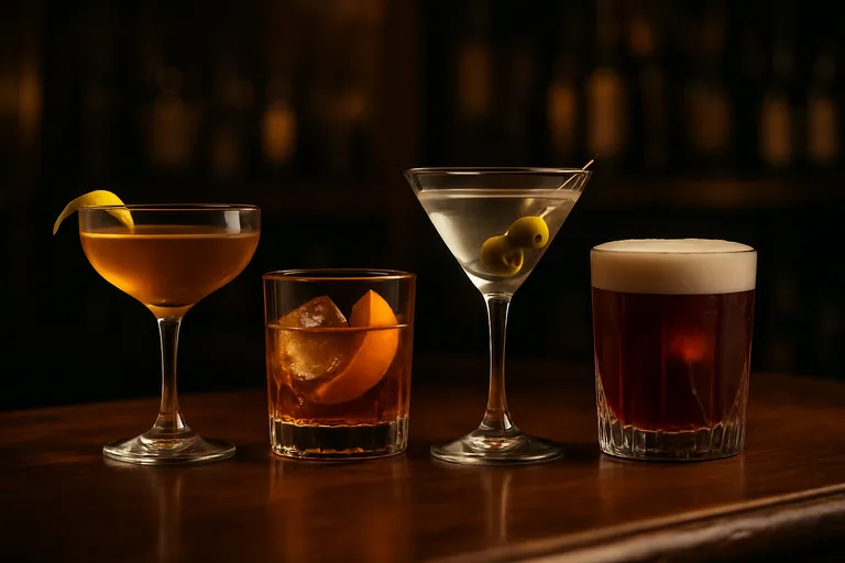 Iconische prohibition cocktails en hun smaakprofielen