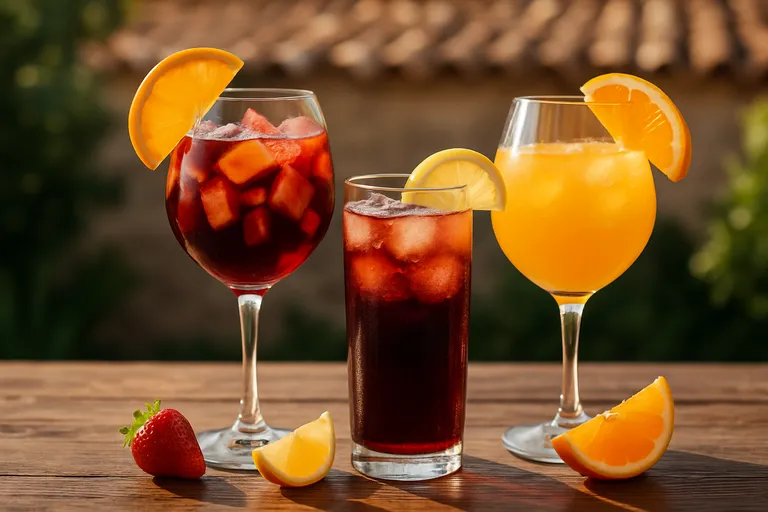 Iconische spaanse cocktails