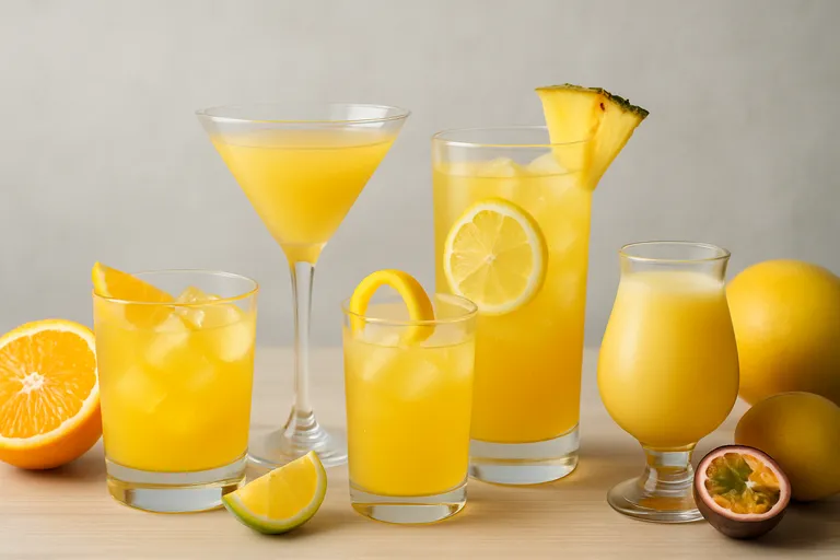 Receptinspiratie: populaire yellow cocktails