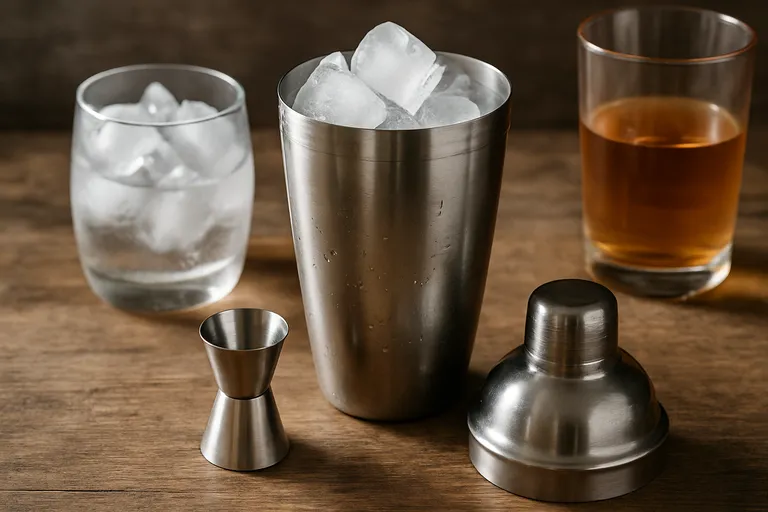 Shaker cocktails maken