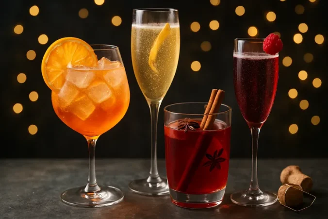 Sprankelende cocktails voor een schitterende start van het nieuwe jaar