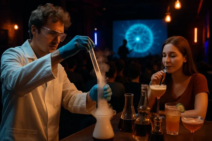 Van experiment tot cocktail: zo proef je de wetenschap aan de bar