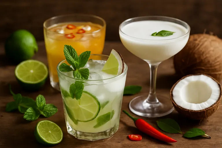 Zelf thaise cocktails maken